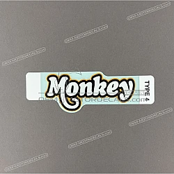 Emblema Monkey per fiancata