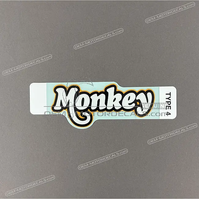 Authentic Honda Monkey Side Cover Monkey Emblem Graphic 86641K0FT00ZA Factory Original Decal