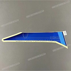 Middle cowl stripe decal A, right side