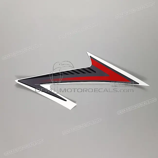 Honda CB125F Naklejka na owiewkę zewnętrzną prawa strona OEM 86641KPNE00ZC Oryginalna fabryczna grafika motocyklowa