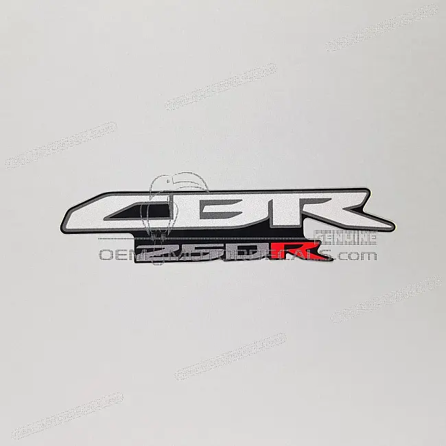 Honda CBR250R Mittlere Verkleidung CBR Aufkleber Rechte Seite OEM 86641KYJE20ZB