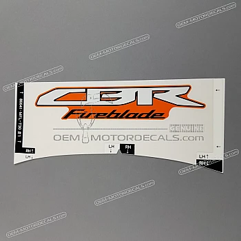 Side cowling decal
