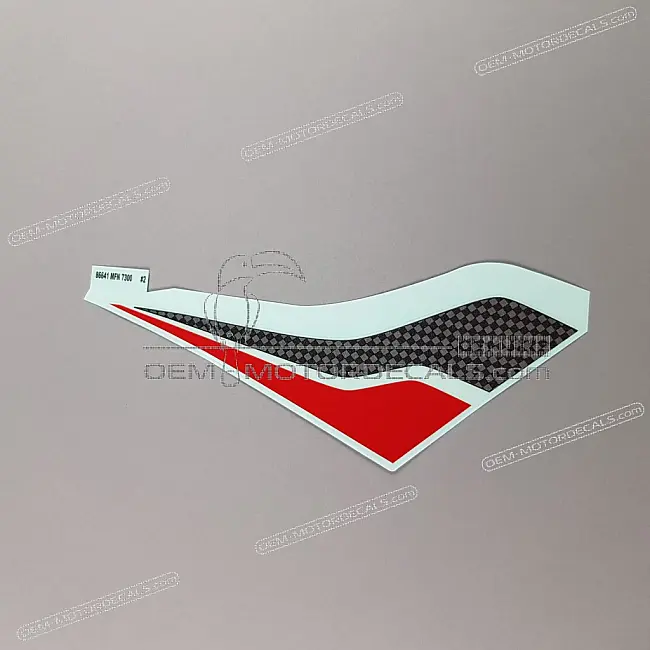 Honda CB1000R Meter Vizier Sticker Rechterkant OEM 86641MFN730ZA