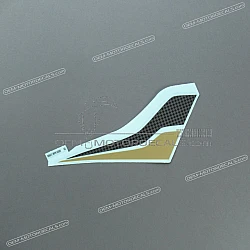 Front fender decal, right side