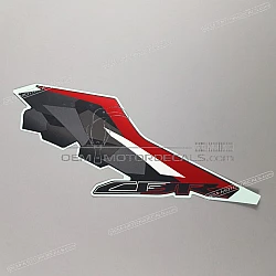 Front cowling decal, right side