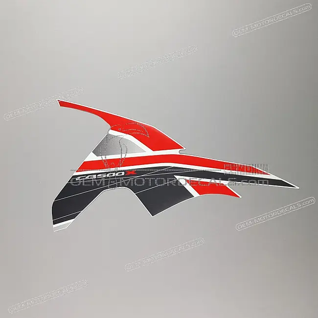 Honda CB500X Mittlere Verkleidungsaufkleber rechte Seite OEM 86641MJVJ81ZC