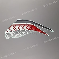 Side cowling decal, right side