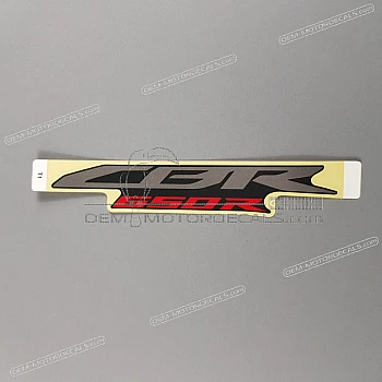 Side cowling decal