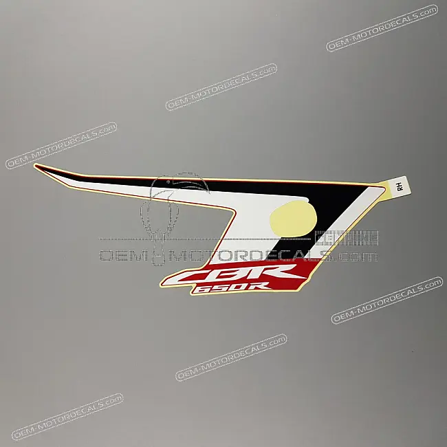 Honda CBR650R Aufkleber mittlere Verkleidung rechts OEM 86641MKND30ZA