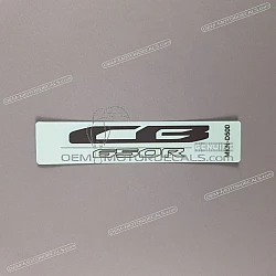 Side cowling decal