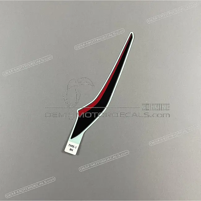 Honda CB500F Aufkleber für rechte mittlere Verkleidung, original OEM 86641MKPDE0ZB für Werksrestaurierung