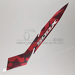 Side cowling decal, right side