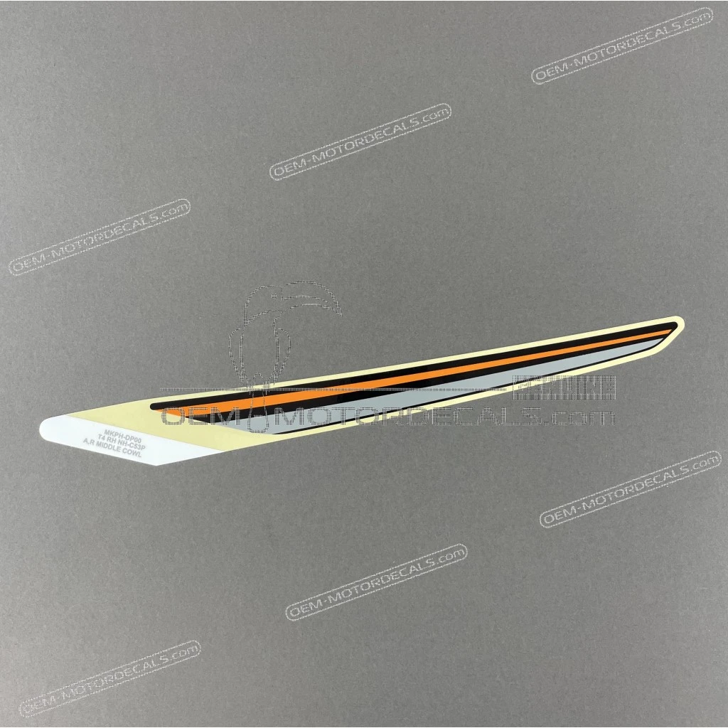 Honda CB500F Aufkleber mittlere Verkleidung rechts OEM 86641MKPDP0ZA