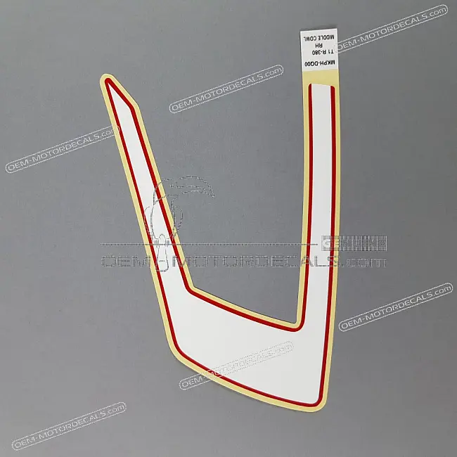 Honda CB500X Prawa Naklejka na Środkową Owiewkę OEM 86641MKPDQ0ZC