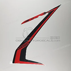 Side cowling decal, right side