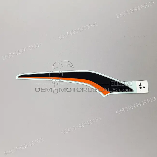 Honda CB500F Aufkleber Mitte Verkleidung rechte Seite OEM 86641MKPJ40ZA