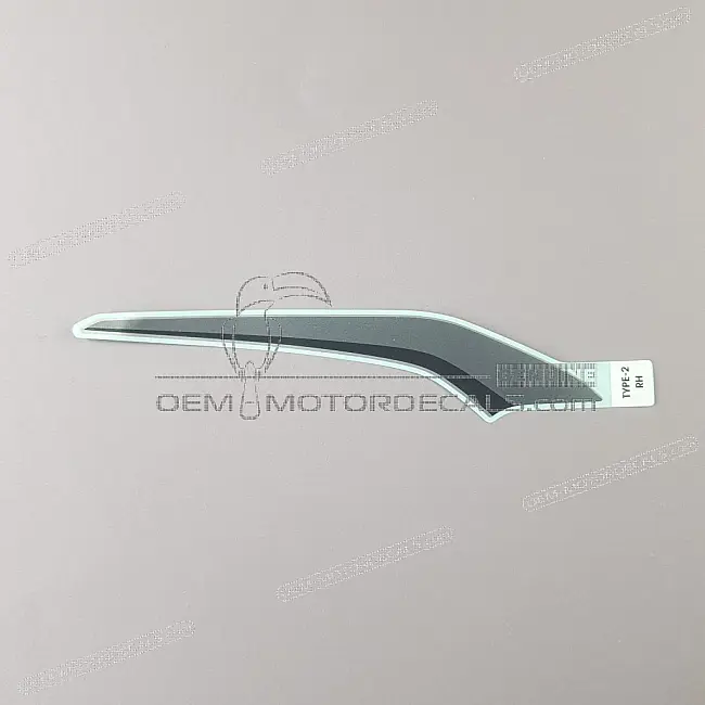 Honda CB500F Middle Cowl Stripe Right Side OEM 86641MKPJ40ZC