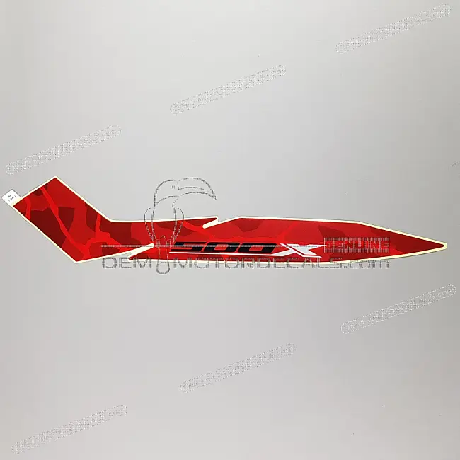 Honda CB500X Aufkleber mittlere Verkleidung rechte Seite OEM 86641MKPJ80ZC