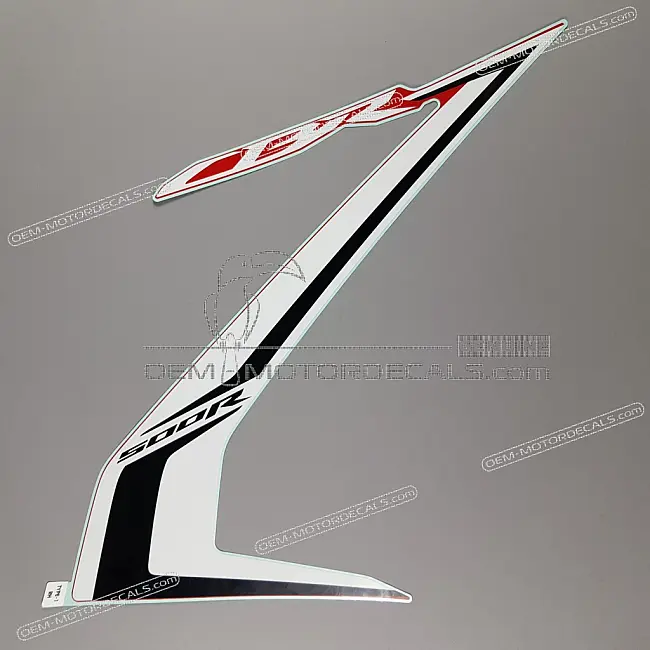 Autocollant Honda CBR500R carénage central droit OEM 86641MKPJ00ZC Graphique de carénage latéral d'origine