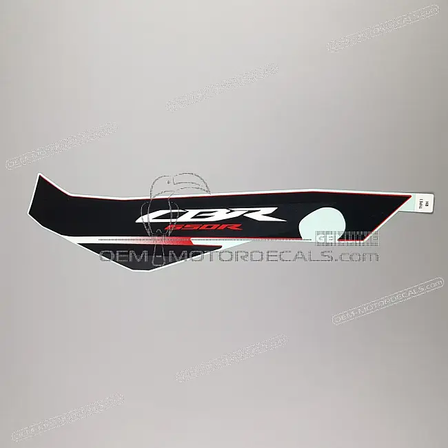 Honda CBR650R Naklejka na środkową owiewkę Prawa Strona OEM 86641MKYD20ZB