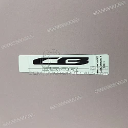 Side cowling decal