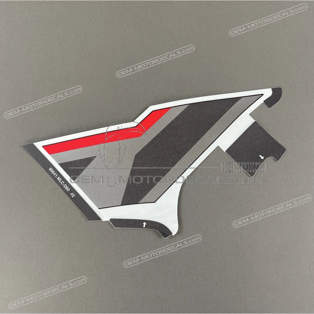 Honda XL750 TRANSALP Naklejka na prawą owiewkę OEM 86641MLCD60ZB