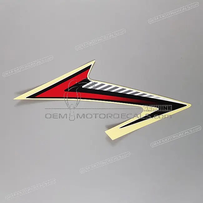 Autocollant Honda CB125F flanc extérieur gauche côté gauche OEM 86642KPNE00ZA
