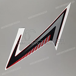 Side cowling decal, left side