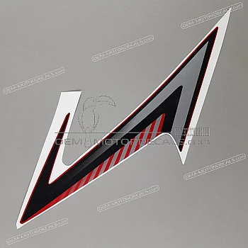 Side cowling decal, left side