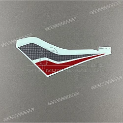 Bovenkuip sticker, linkerkant