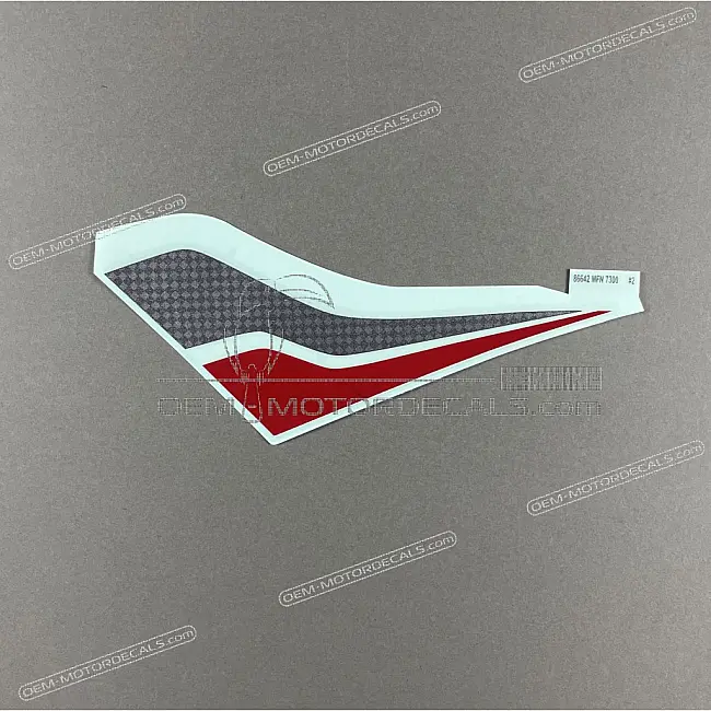 Honda CB1000R Meter Visor Sticker Linkerkant OEM 86642MFN730ZA