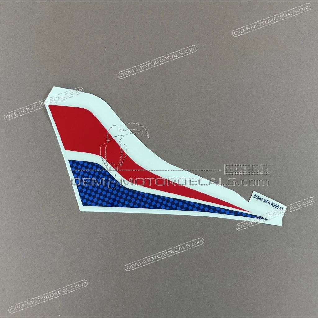 Honda CB1000R Meter vizier sticker linkerkant OEM 86642MFNK20ZA