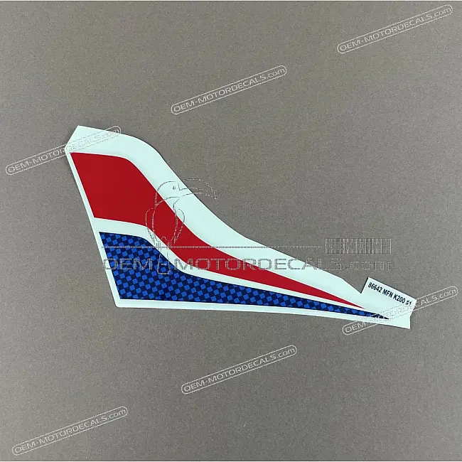 Honda CB1000R Meter vizier sticker linkerkant OEM 86642MFNK20ZA