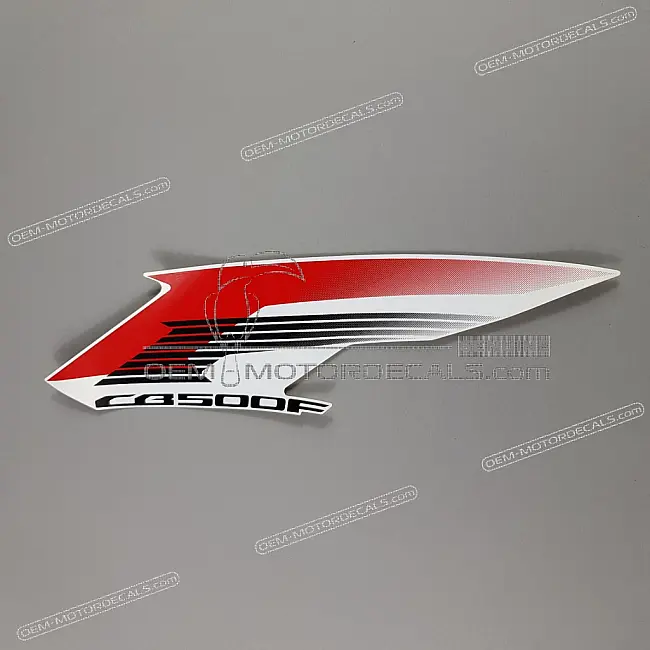 Honda CB500F Middendeksel Sticker Linkerkant OEM 86642MGZD60ZB