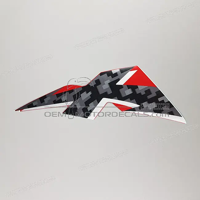 Autocollant Honda CB500X carénage intermédiaire côté gauche OEM 86642MGZJ80ZA