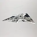 Middle cowl graphic, left side