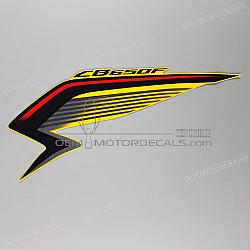 Side cowling decal, left side