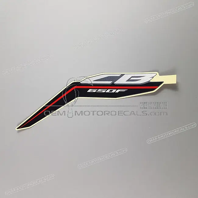 Honda CB650F Pegatina Deflector Radiador Izquierdo Lado Izquierdo OEM 86642MJEDF0ZC