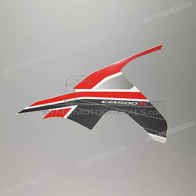 Honda CB500X Linker mittlerer Verkleidungsaufkleber linke Seite OEM 86642MJVJ81ZC