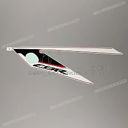 Side cowling decal, left side