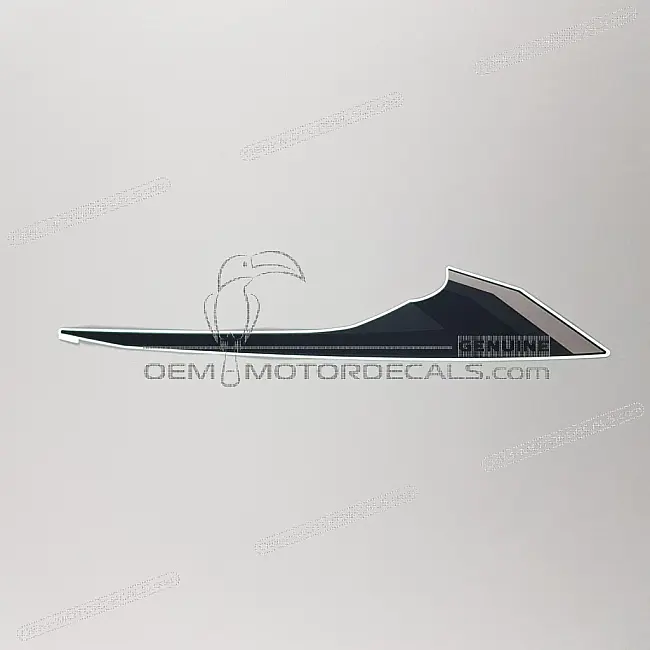 Honda CBR500R Mittlere Verkleidung CBR Aufkleber Linke Seite OEM 86642MJWJ00ZC