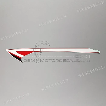 Side cowling decal, left side