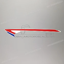 Side cowling decal, left side