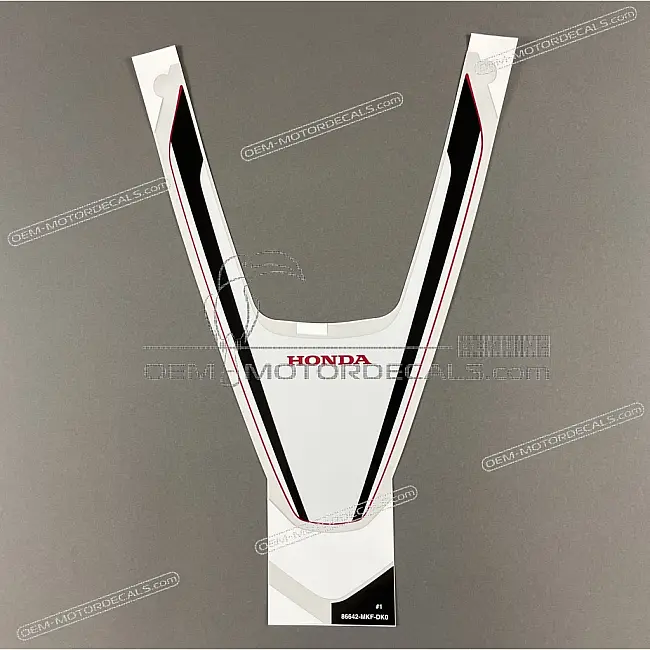 Honda CBR1000RR Fireblade Aufkleber obere Frontverkleidung OEM 86642MKFDK0ZA