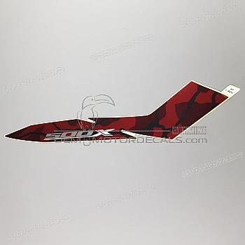 Side cowling decal, left side