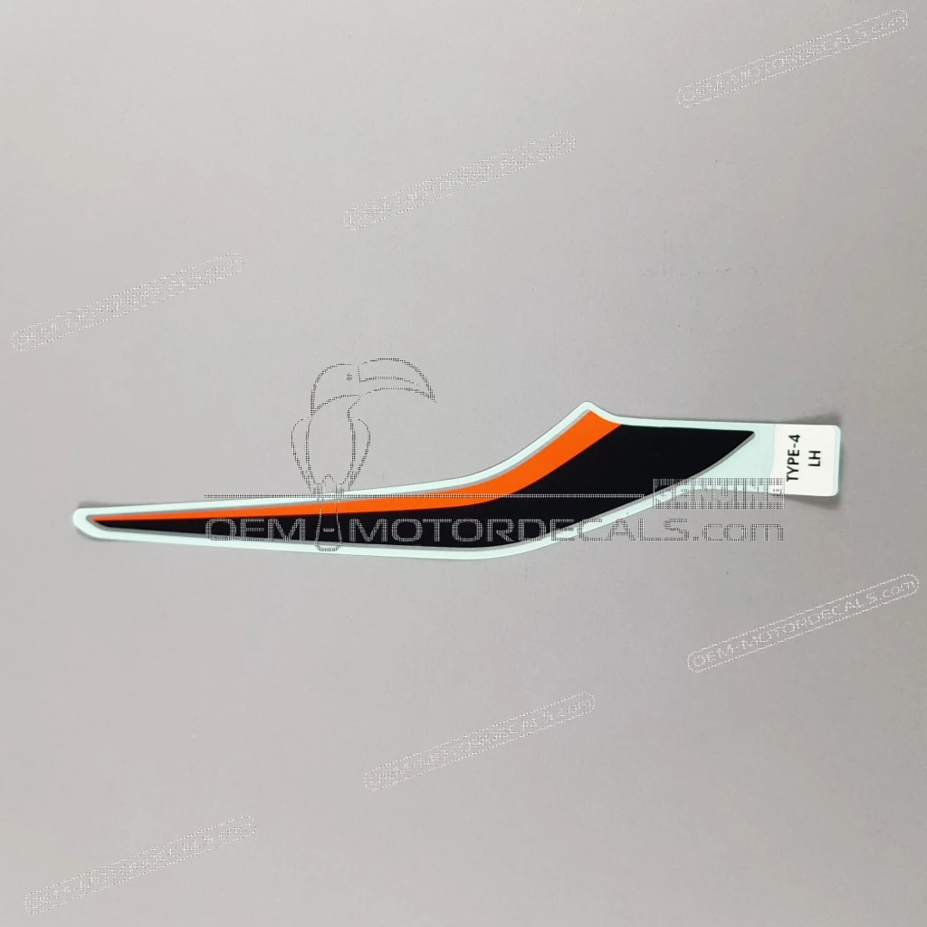 Honda CB500F Middle Cowl Stripe Left Side OEM 86642MKPJ40ZA