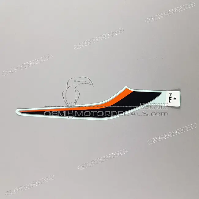 Honda CB500F Middle Cowl Stripe Left Side OEM 86642MKPJ40ZA
