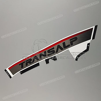 Side cowling decal, left side