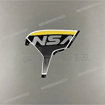Side cowling decal, left side