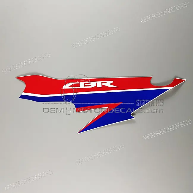 Honda CBR500R Autocollant de flanc de carénage droit CBR500R, côté droit OEM 86643MGZD20ZA